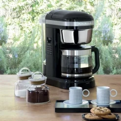 KitchenAid Machine à Café électrique Onyx 1,7 L 1100 W 5KCM1209EOB -Cuisine Boutique 700028 3 1 Machine a cafe electrique onyx 1 7 L 1100 W 5KCM1209EOB Kitchenaid