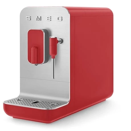 Smeg Machine à Café Avec Broyeur Et Buse Vapeur 1350 W BCC02RDMEU Rouge 1 Smeg Machine à Café Avec Broyeur Et Buse Vapeur 1350 W BCC02RDMEU Rouge