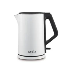 Bouilloire électrique Double Paroi 1,4 L 2000 W Blanche