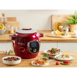Moulinex Multicuiseur électrique Intelligent Cookéo 6 L 1600 W Rouge -Cuisine Boutique 711015 2 1 Multicuiseur electrique intelligent Cookeo 6 L 1600 W rouge Moulinex