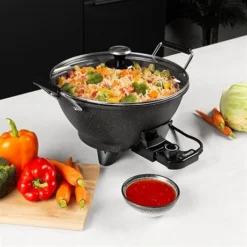 Princess Wok électrique 7 L 1400 W 01.162389.01.001 -Cuisine Boutique 718001 3 2 Wok electrique 7 L 1400 W 01 162389 01 001 Princess