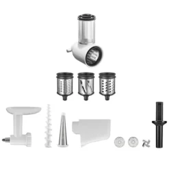 KitchenAid Kit 3 Accessoires Passoire à Fruit Et Légume, Tranche Râpe Et Hachoir 5KSMFPPC