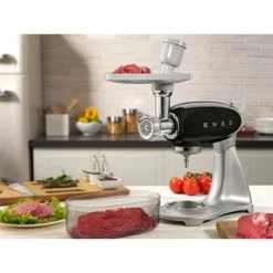 Smeg Hachoir SMMG01 Pour Robot Sur Socle -Cuisine Boutique 720057 2 1 Hachoir SMMG01 pour robot sur socle Smeg