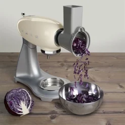 Smeg Tranchoir Et Râpe à Cylindres SMSG01 Pour Robot Sur Socle -Cuisine Boutique 720058 4 1 Tranchoir et rape a cylindres SMSG01 pour robot sur socle Smeg