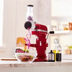 KitchenAid Tranchoir Et Râpes Cylindre 5KSMVSA Pour Robot Artisan 7 KitchenAid Tranchoir Et Râpes Cylindre 5KSMVSA Pour Robot Artisan -Cuisine Boutique 72107 2 3 Tranchoir et rapes cylindre 5KSMVSA pour robot Artisan Kitchenaid