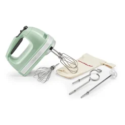 KitchenAid Batteur à Main électrique 9 Vitesses 85 W Vert Pistache 5KHM9212EPT -Cuisine Boutique 760353 2 1 Batteur a main electrique 9 vitesses 85 W vert pistache 5KHM9212EPT Kitchenaid