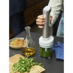 Cuisinart Mixeur Plongeant Argenté Sans Fil 3 En 1 RHB100E -Cuisine Boutique 761053 3 2 Mixeur plongeant argente sans fil 3 en 1 RHB100E Cuisinart