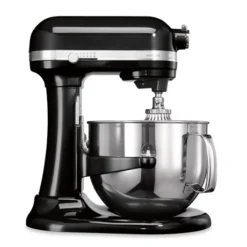 KitchenAid Robot Pâtissier Multifonction Avec Crémaillère Artisan Noir Onyx 500 W 5KSM7580XEOB
