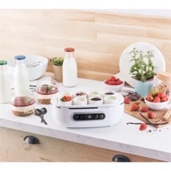 Yaourtière Automatique 4 Programmes 20 W Blanc Et Noir 8 Yaourtière Automatique 4 Programmes 20 W Blanc Et Noir -Cuisine Boutique 780296 3 1 Yaourtiere automatique 4 programmes 20 W blanc et noir Simeo