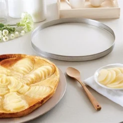 Lot 3 Cercles à Tarte Perforés En Inox Rond 20 - 24 - 28 Cm -Cuisine Boutique 87947 3 2 Lot 3 cercles a tarte perfores en inox rond 20 24 28 cm Mathon